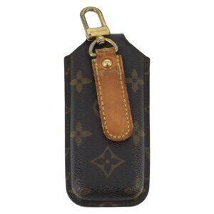 LOUIS VUITTON Monogram Etui Telephone International Cell Case M63064 Auth 99527